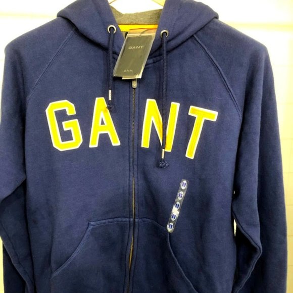 Gant | Shirts | Mens Sporty Preppy Gant Usa Varsity Zip Up Hoodie ...